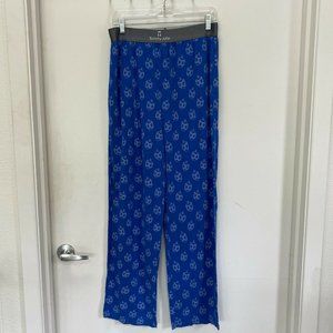 Tommy John Blue White Straight Leg Pajama Bottoms Elastic Waist Men's Si…